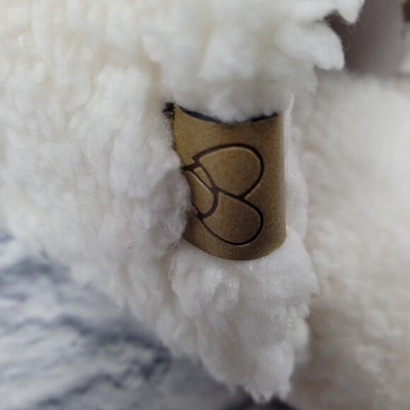 Dearfoams Lane Teddy Slide Memory Foam Slippers in Muslin size Large (9-10) - Picture 5 of 15